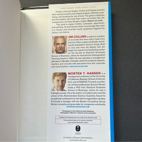 Great by Choice by Jim Collins | Business | Hardcover Book - Picture 4 of 11